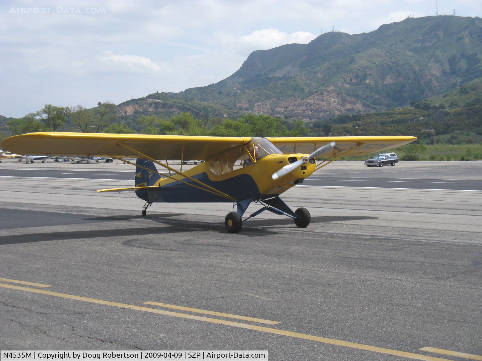 N4535M, 1947 Piper PA-11 Cub Special C/N 11-39, 1947 Piper PA-11 CUB SPECIAL, Continental A&C-65 65 Hp, taxi
