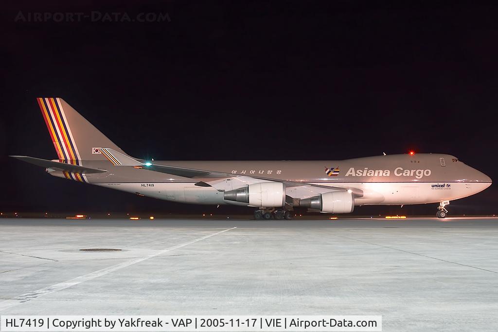 HL7419, 1994 Boeing 747-48EF (SCD) C/N 25781, Asiana Boeing 747-400