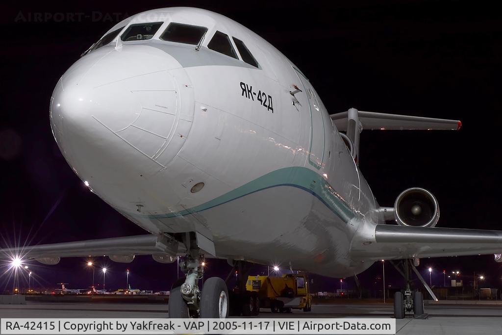 RA-42415, Yakovlev Yak-42D C/N 4520422219089, Yakovlev 42