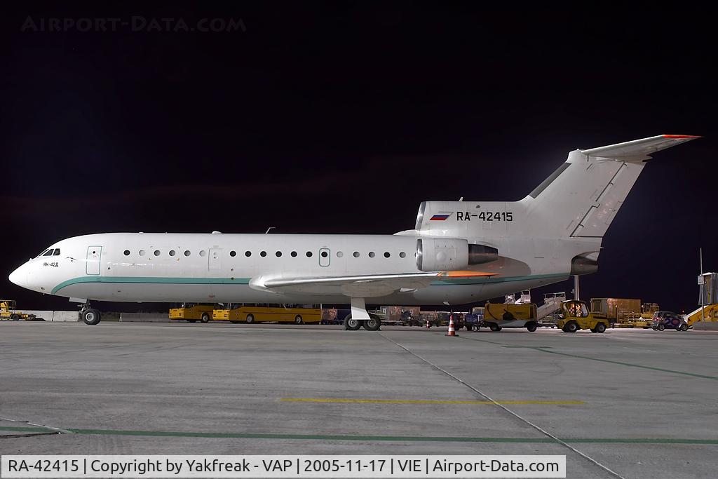 RA-42415, Yakovlev Yak-42D C/N 4520422219089, Yakovlev 42
