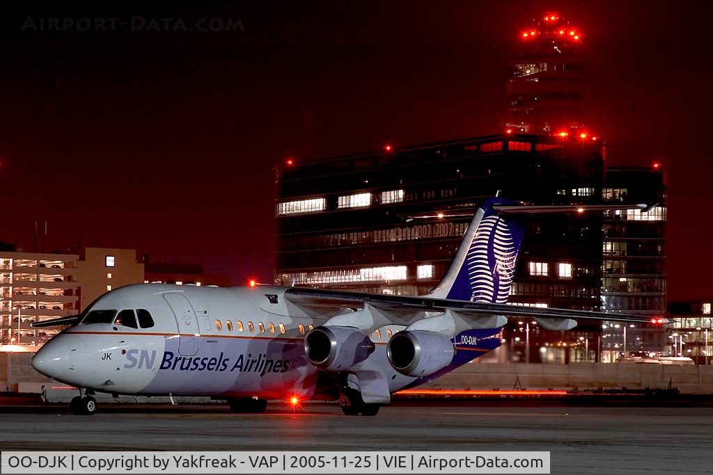 OO-DJK, 1995 British Aerospace Avro 146-RJ85 C/N E.2271, SN Brussels Bae146