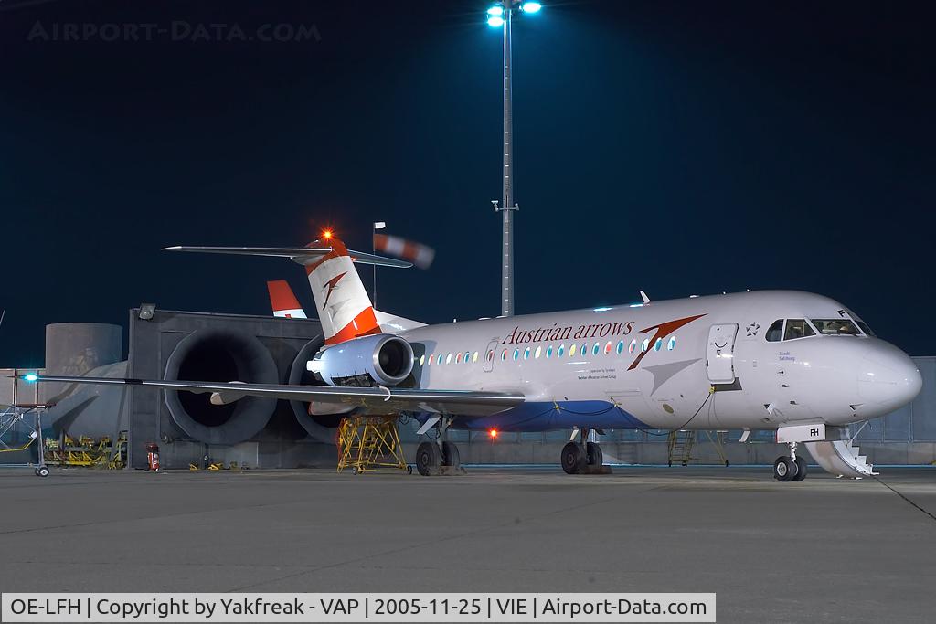 OE-LFH, 1995 Fokker 70 (F-28-0070) C/N 11554, Austrian Arrows Fokker 70