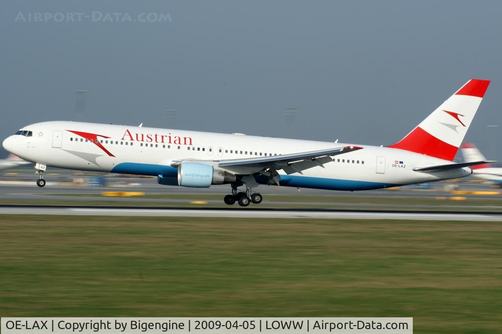 OE-LAX, 1992 Boeing 767-3Z9/ER C/N 27095, Aua c/s.