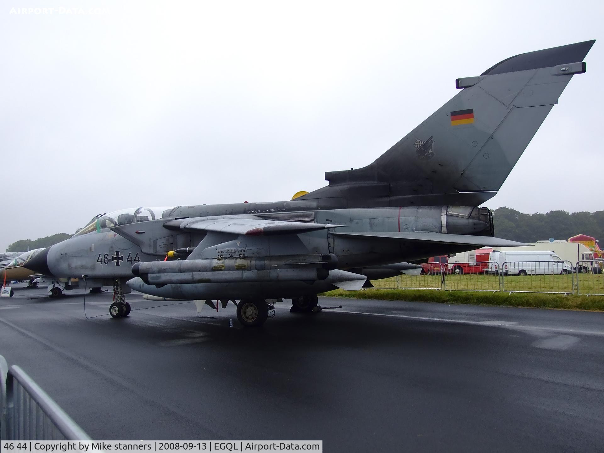46 44, Panavia Tornado ECR C/N 871/GS277/4344, Tornado ECR 46+44 from JBG32 In the static display at Leuchars airshow 2008