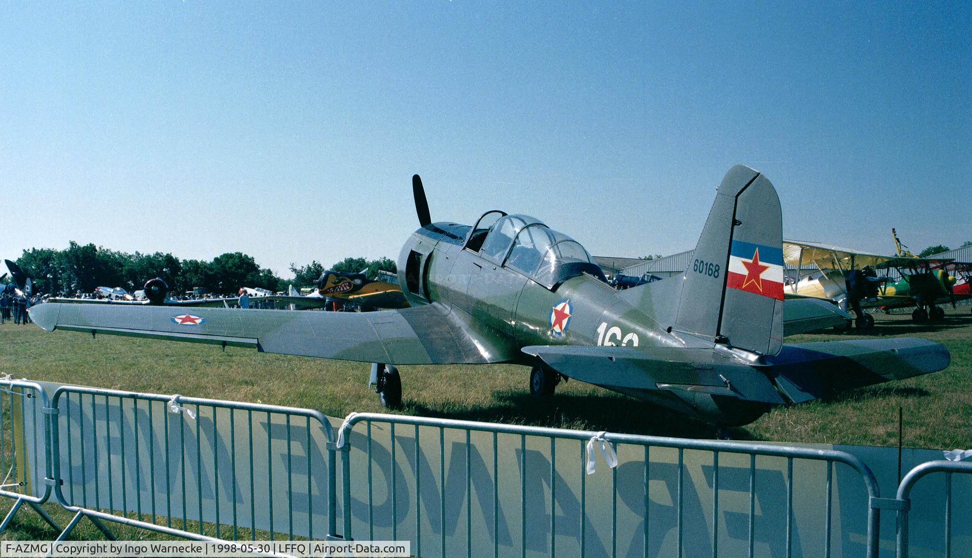 F-AZMG, Soko 522 C/N 60168, SOKO 522 at the Meeting Aerien 1998, La-Ferte-Alais, Cerny