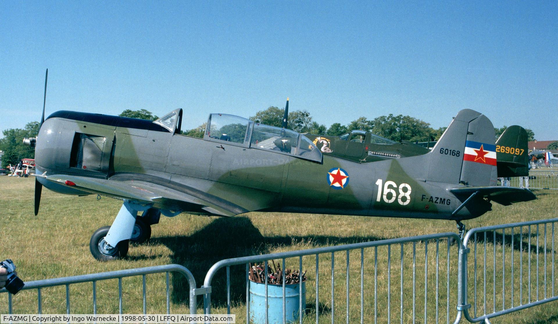 F-AZMG, Soko 522 C/N 60168, SOKO 522 at the Meeting Aerien 1998, La-Ferte-Alais, Cerny
