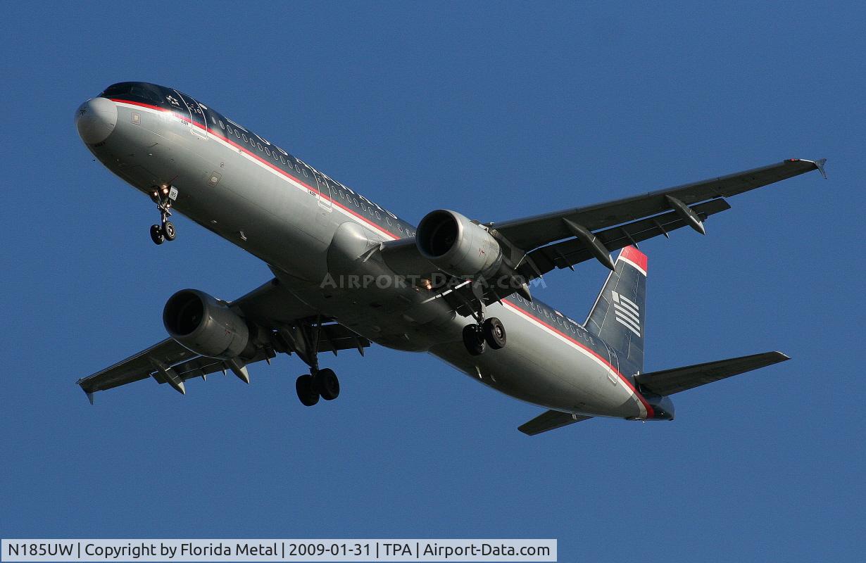 N185UW, 2002 Airbus A321-211 C/N 1666, US Airways A321