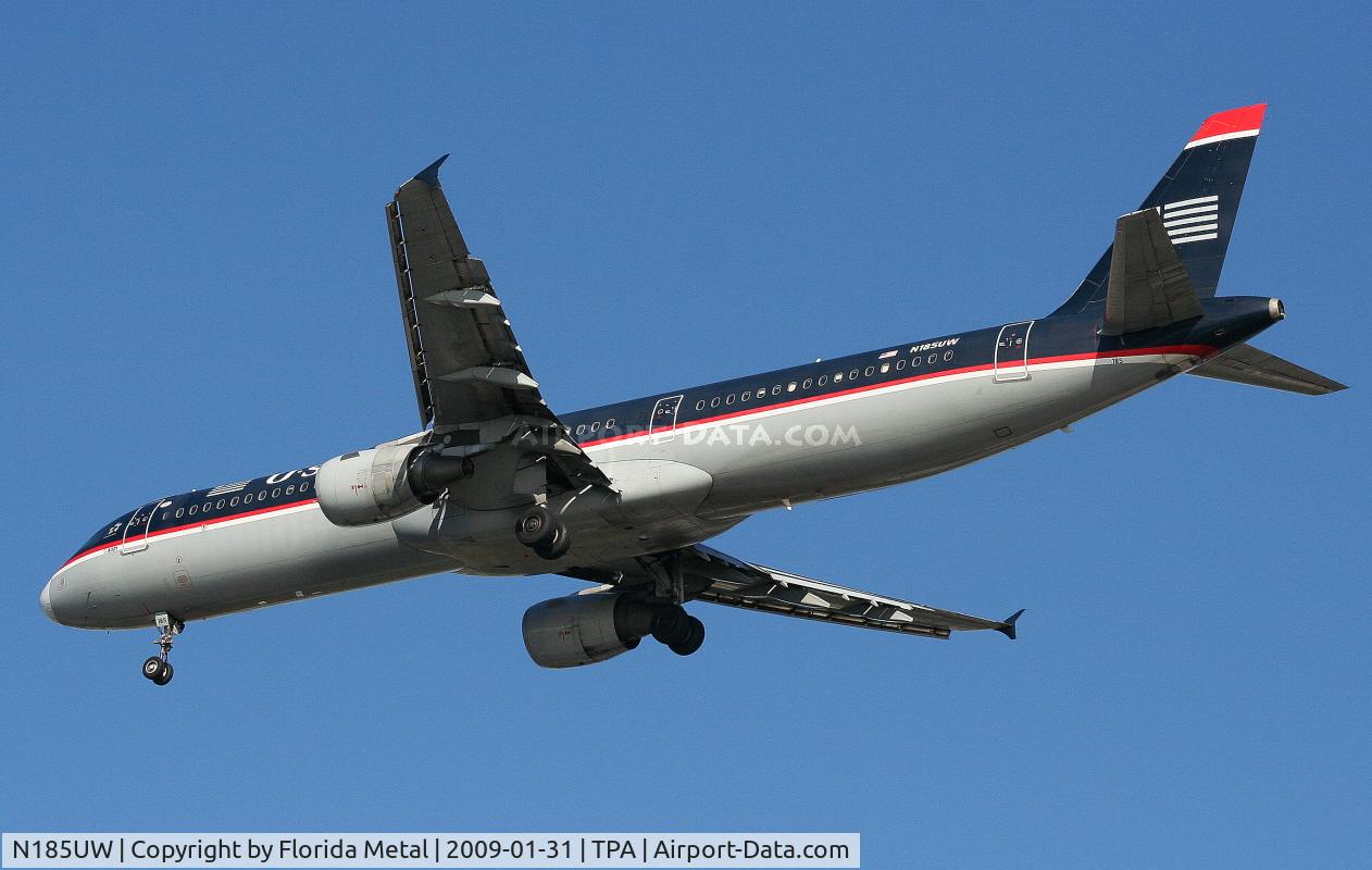 N185UW, 2002 Airbus A321-211 C/N 1666, US Airways A321