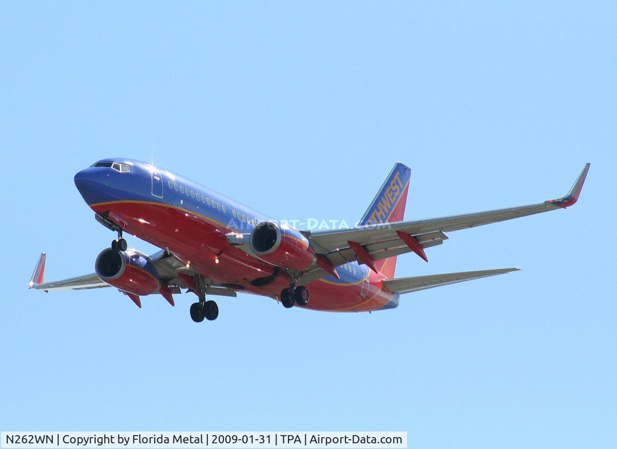 N262WN, 2006 Boeing 737-7H4 C/N 32519, Southwest 737-700