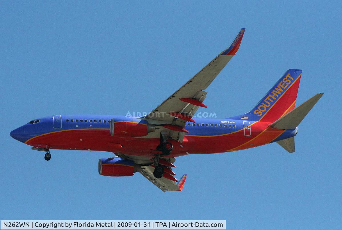 N262WN, 2006 Boeing 737-7H4 C/N 32519, Southwest 737-700