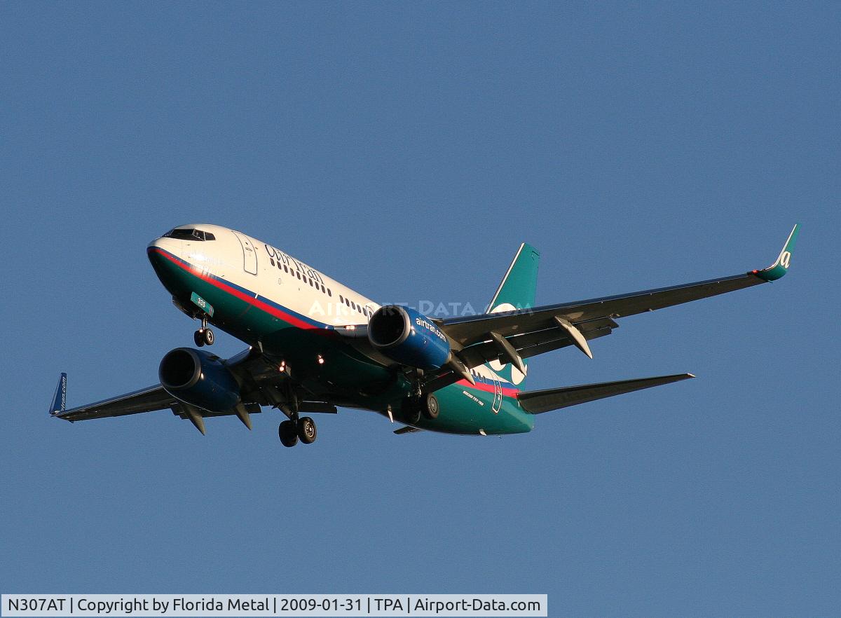N307AT, 2006 Boeing 737-7BD C/N 34862, Air Tran 737-700