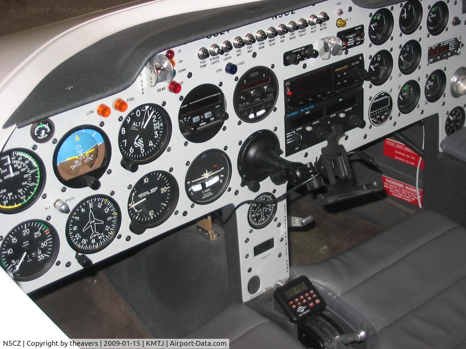 N5CZ, 1992 Co-Z Cozy C/N 5, Instrument Panel -