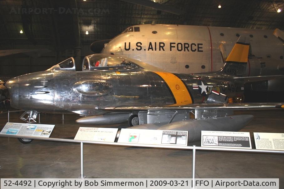 52-4492, 1952 North American RF-86F-30-NA Sabre C/N 191-88, 1952 North American RF-86F 