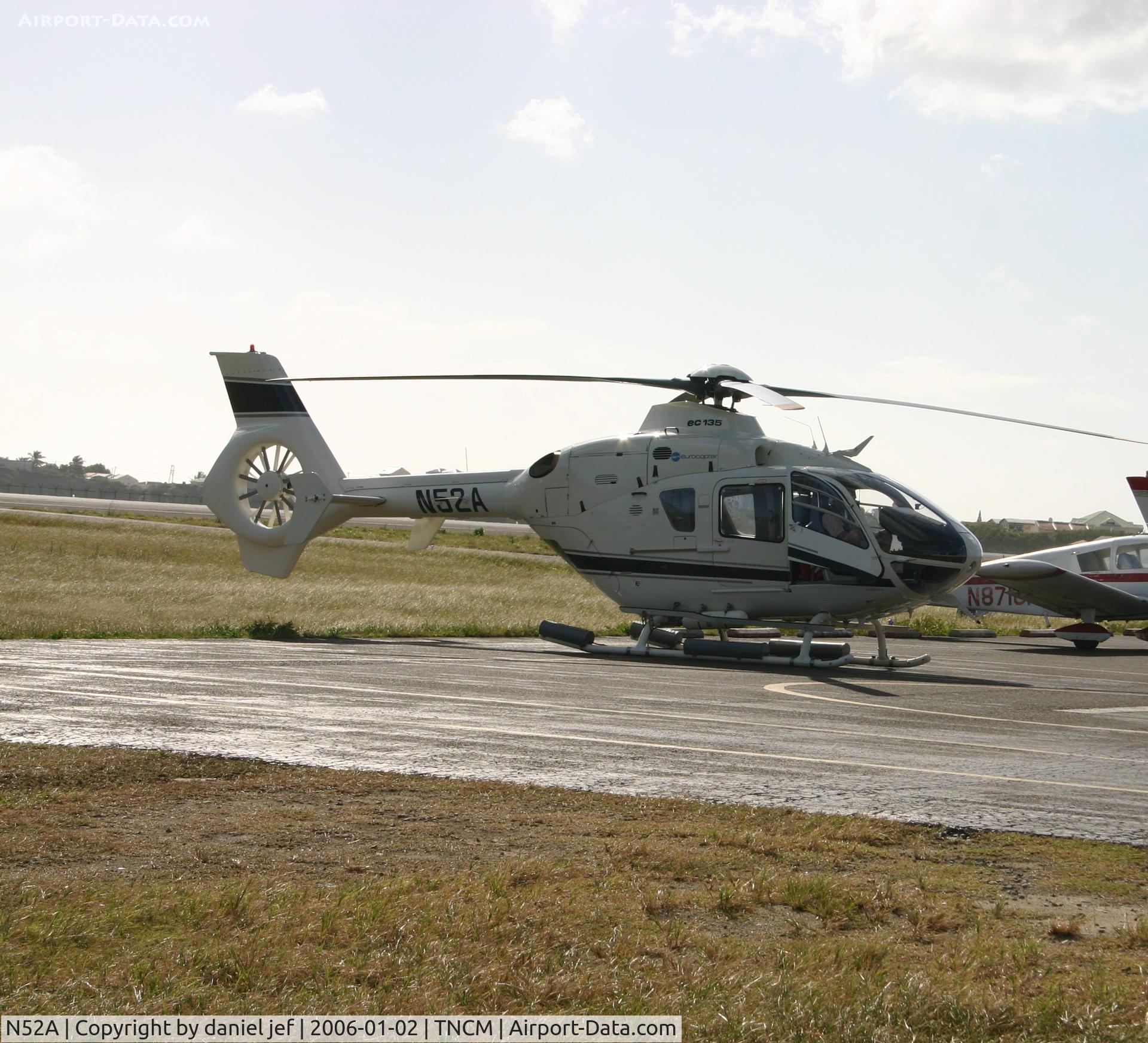 N52A, 1998 Eurocopter EC-135T-1 C/N 0074, At the helipad