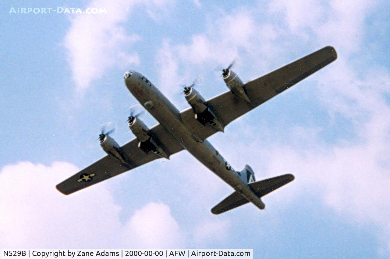 N529B, 1944 Boeing B-29A-60-BN Superfortress C/N 11547, CAF B-29 departing Alliance Fort Worth