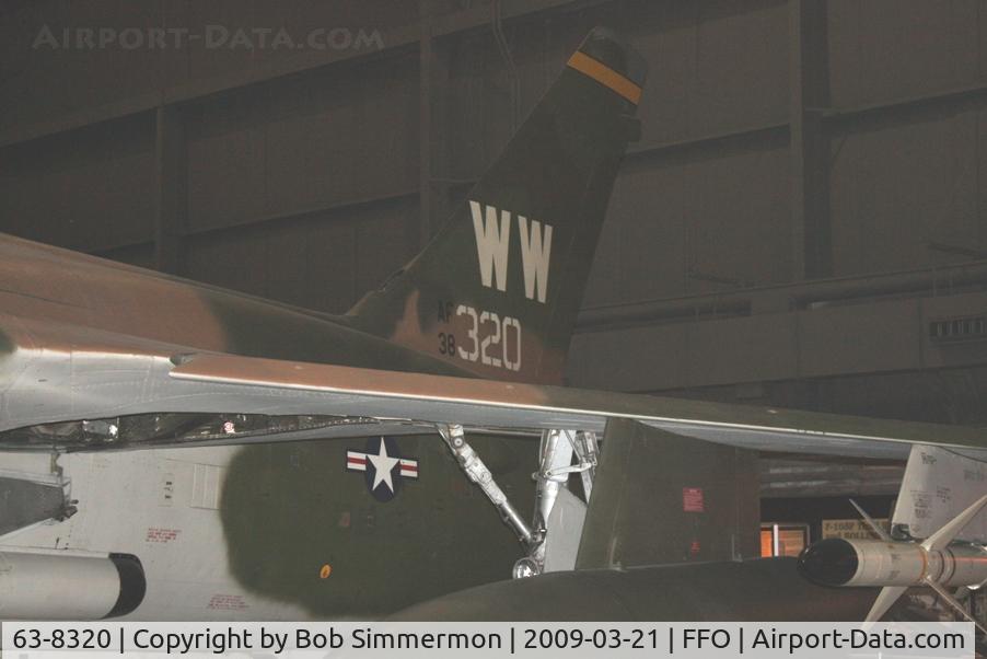 63-8320, 1963 Republic F-105G-1-RE Thunderchief C/N F097, 1963 Republic F-105G Thunderchief at the USAF Museum in Dayton, Ohio