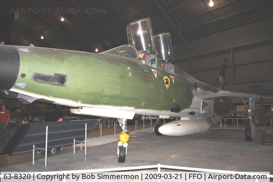 63-8320, 1963 Republic F-105G-1-RE Thunderchief C/N F097, 1963 Republic F-105G Thunderchief at the USAF Museum in Dayton, Ohio