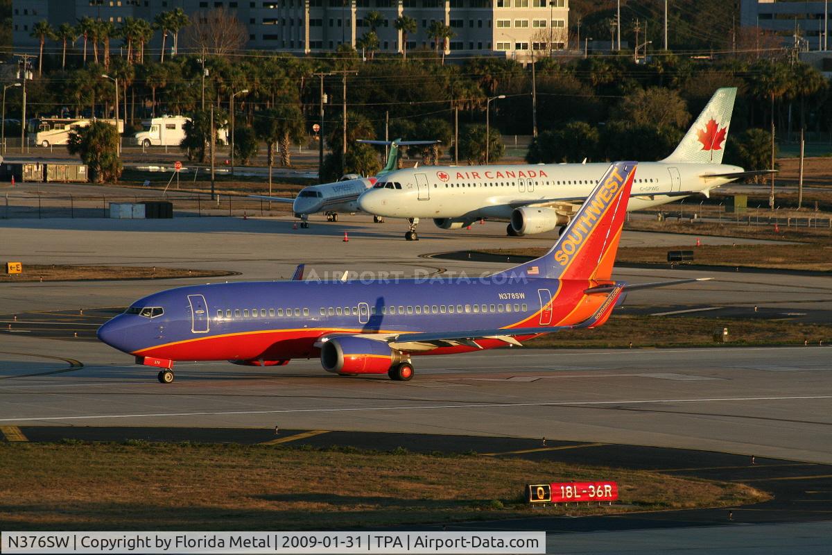 N376SW, 1994 Boeing 737-3H4 C/N 26584, Southwest 737-300