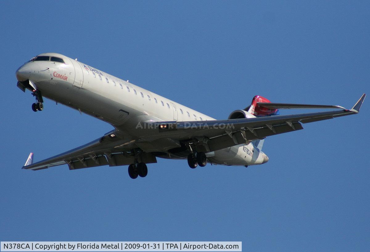 N378CA, 2003 Bombardier CRJ-701 (CL-600-2C10) Regional Jet C/N 10097, Comair CRJ-700
