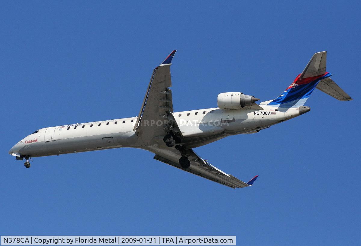 N378CA, 2003 Bombardier CRJ-701 (CL-600-2C10) Regional Jet C/N 10097, Comair CRJ-700