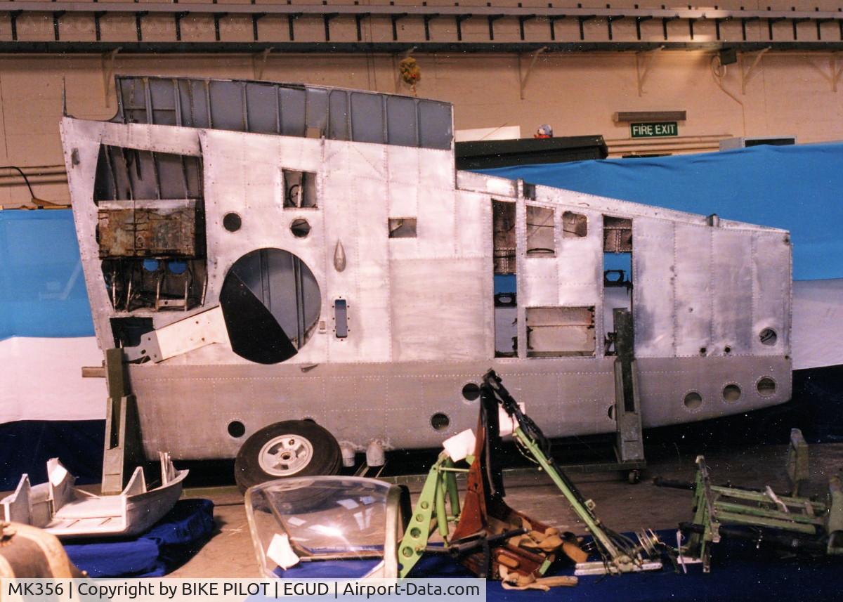 MK356, 1944 Supermarine 361 Spitfire LF.IXc C/N CBAF.IX.1561, RIGHT WING UNDER SIDE.RAF ABINGDON EARLY 90'S
