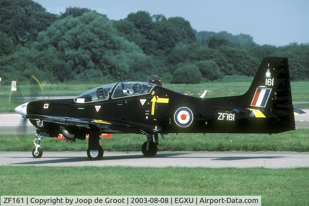 ZF161, 1988 Short S-312 Tucano T1 C/N S013/T13, holding point Linton-on-Ouse