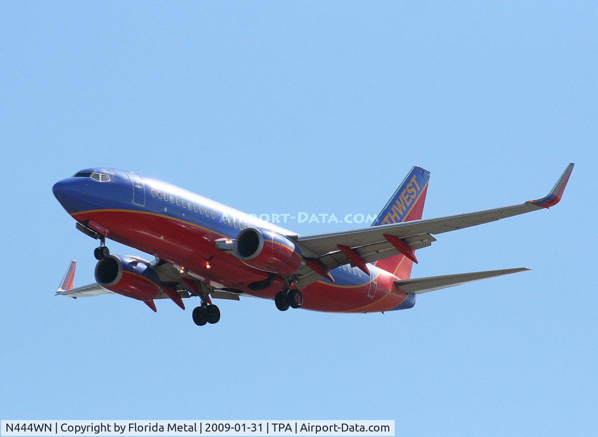 N444WN, 2003 Boeing 737-7H4 C/N 29839, Southwest 737-700