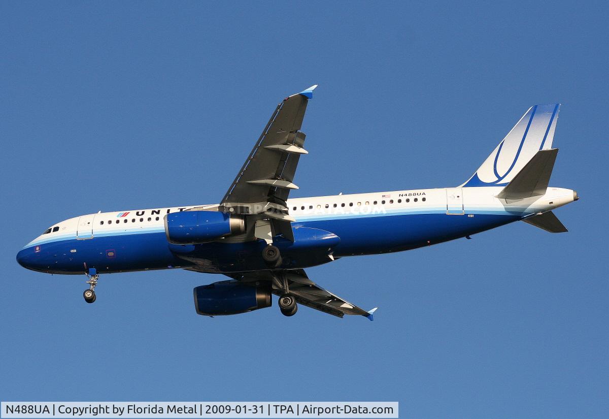 N488UA, 2001 Airbus A320-232 C/N 1680, United A320