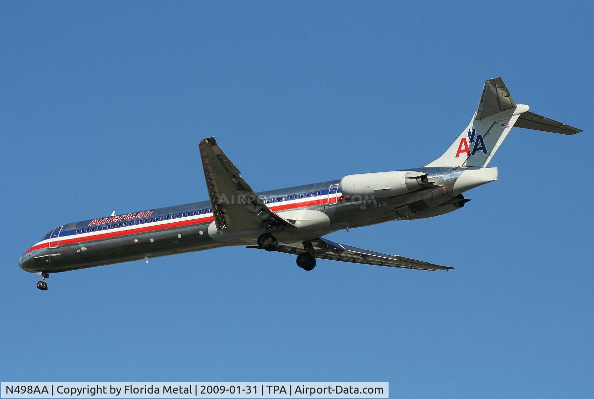 N498AA, 1989 McDonnell Douglas MD-82 (DC-9-82) C/N 49736, American MD-82