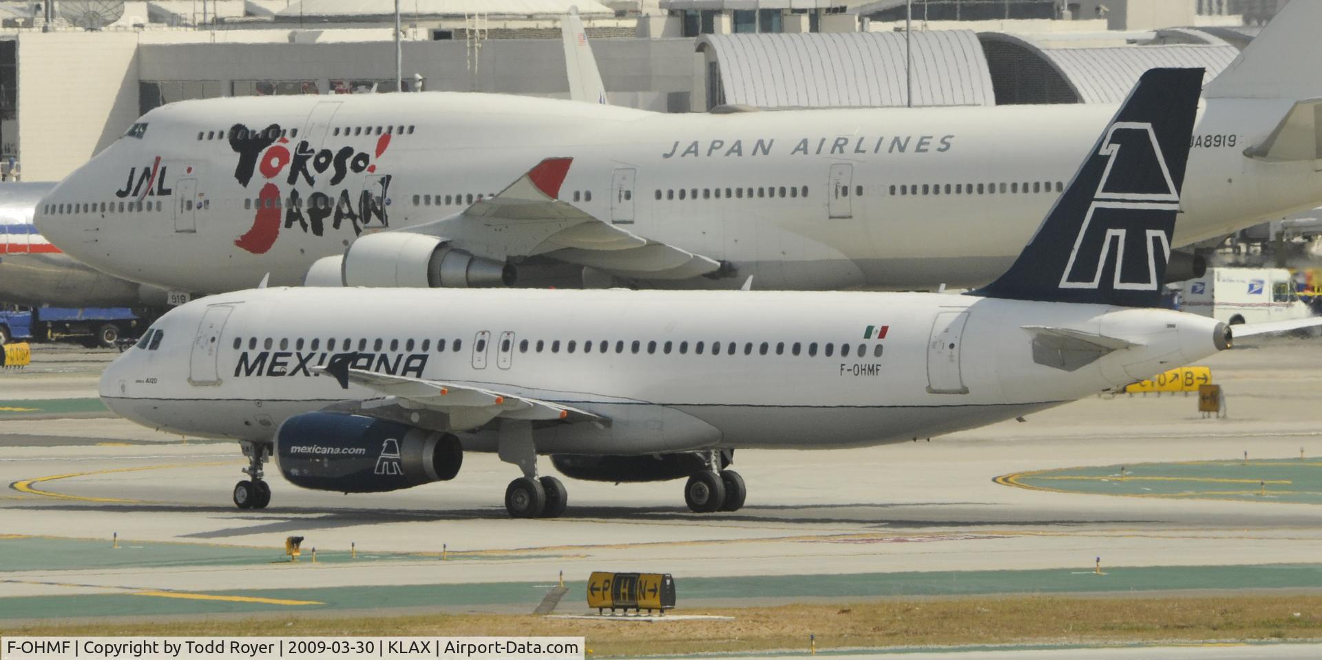 F-OHMF, 1991 Airbus A320-231 C/N 0259, Taxi to gate