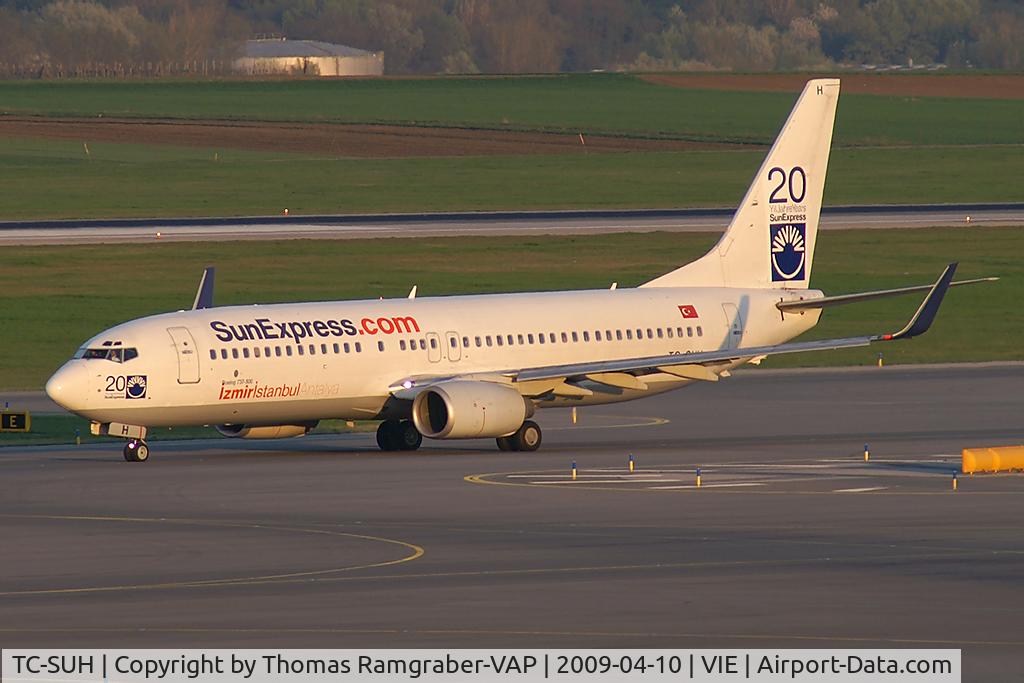 TC-SUH, 2002 Boeing 737-8CX C/N 32366, Sun Express Boeing 737-800