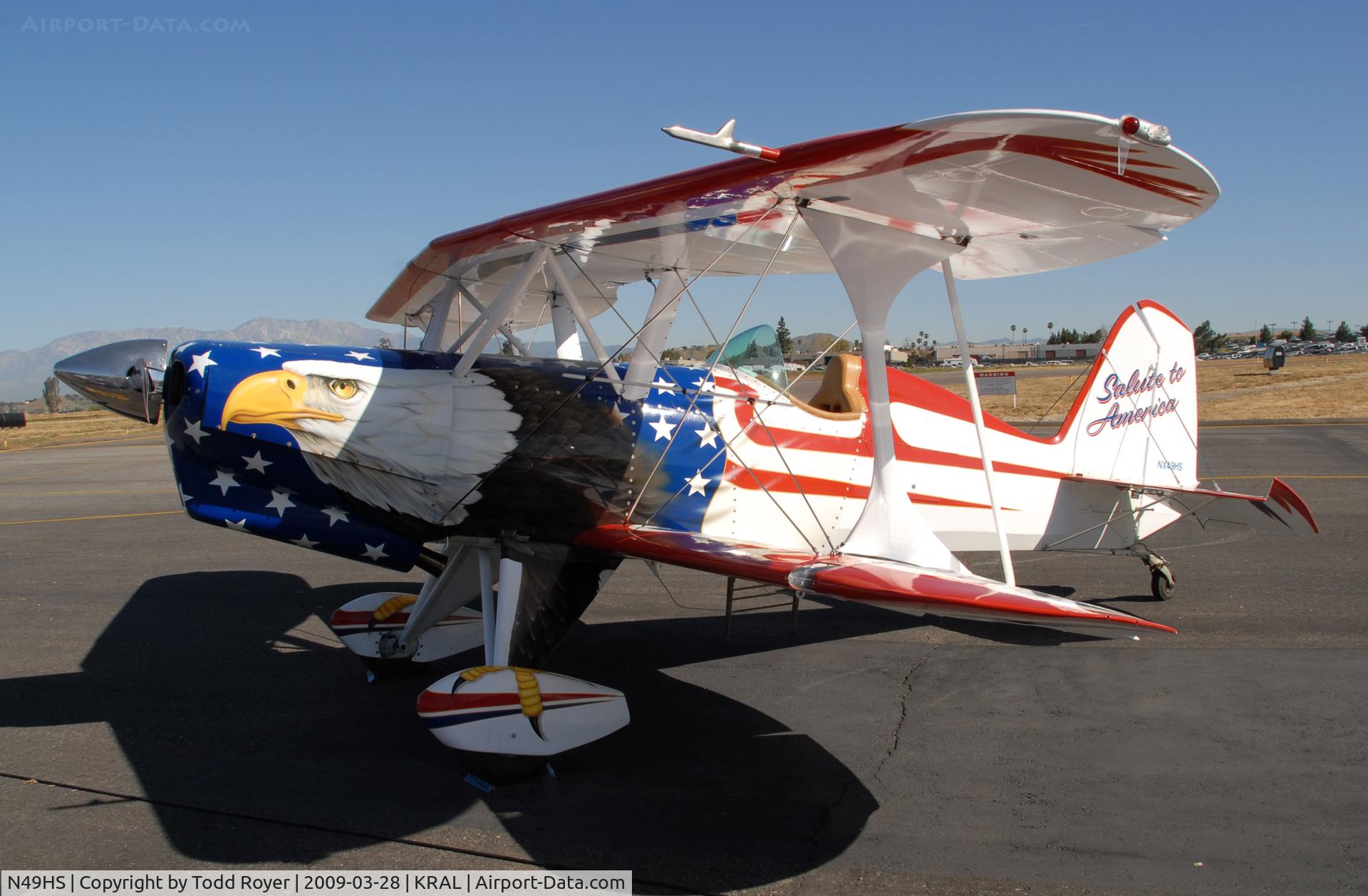 N49HS, 2006 Stolp SA-300 Starduster Too C/N 03-123, Riverside Airshow 2009
