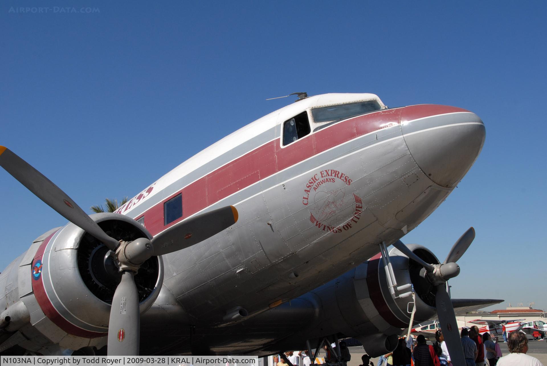 N103NA, 1945 Douglas DC-3C-S1C3G (C-47B) C/N 16821, Riverside Airshow 2009