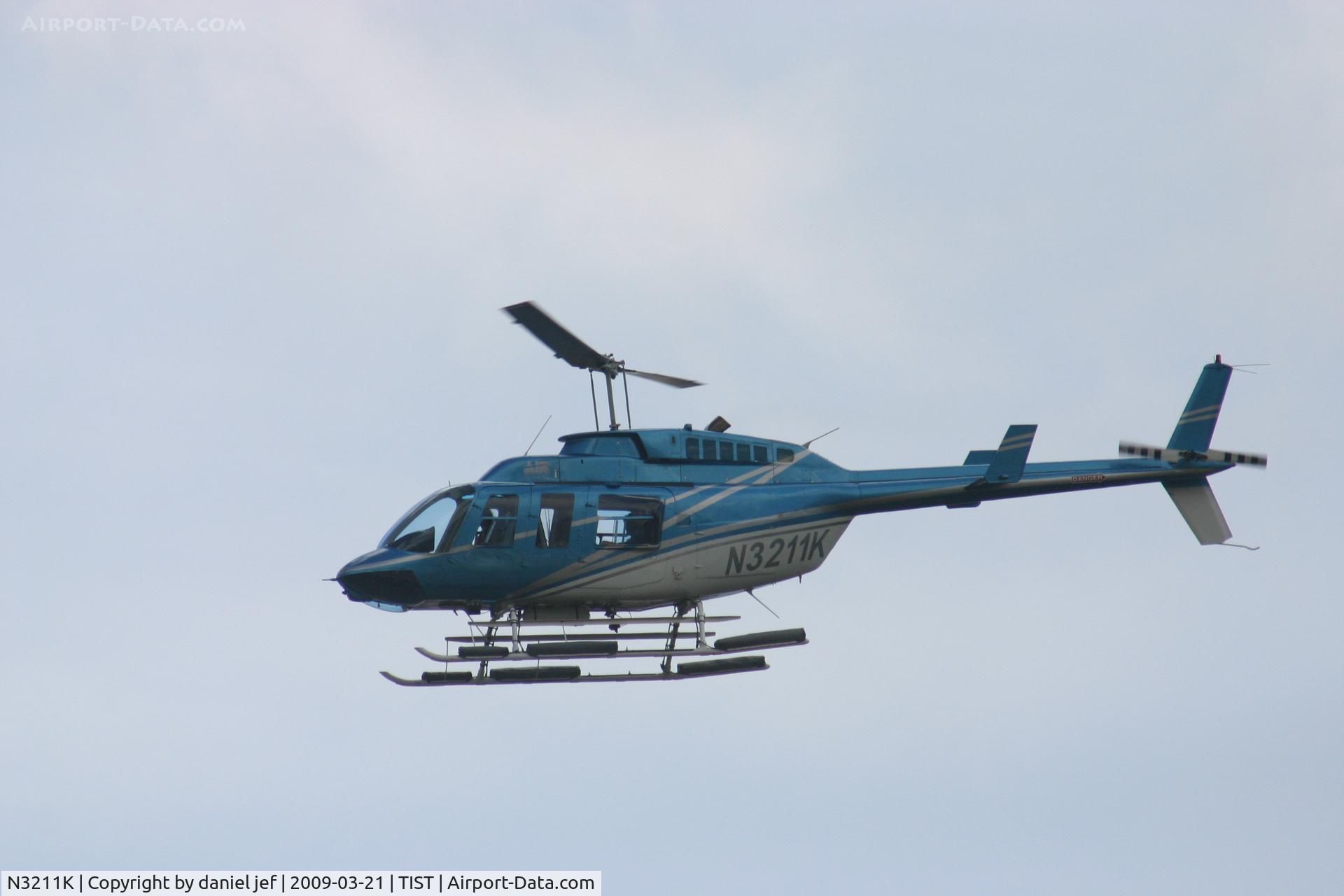 N3211K, 1985 Bell 206L-3 LongRanger III C/N 51126, lift off