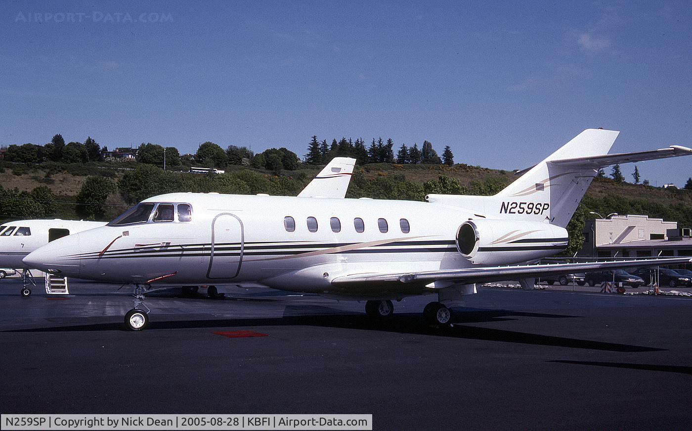 N259SP, 2001 Raytheon Hawker 800XP C/N 258531, KBFI