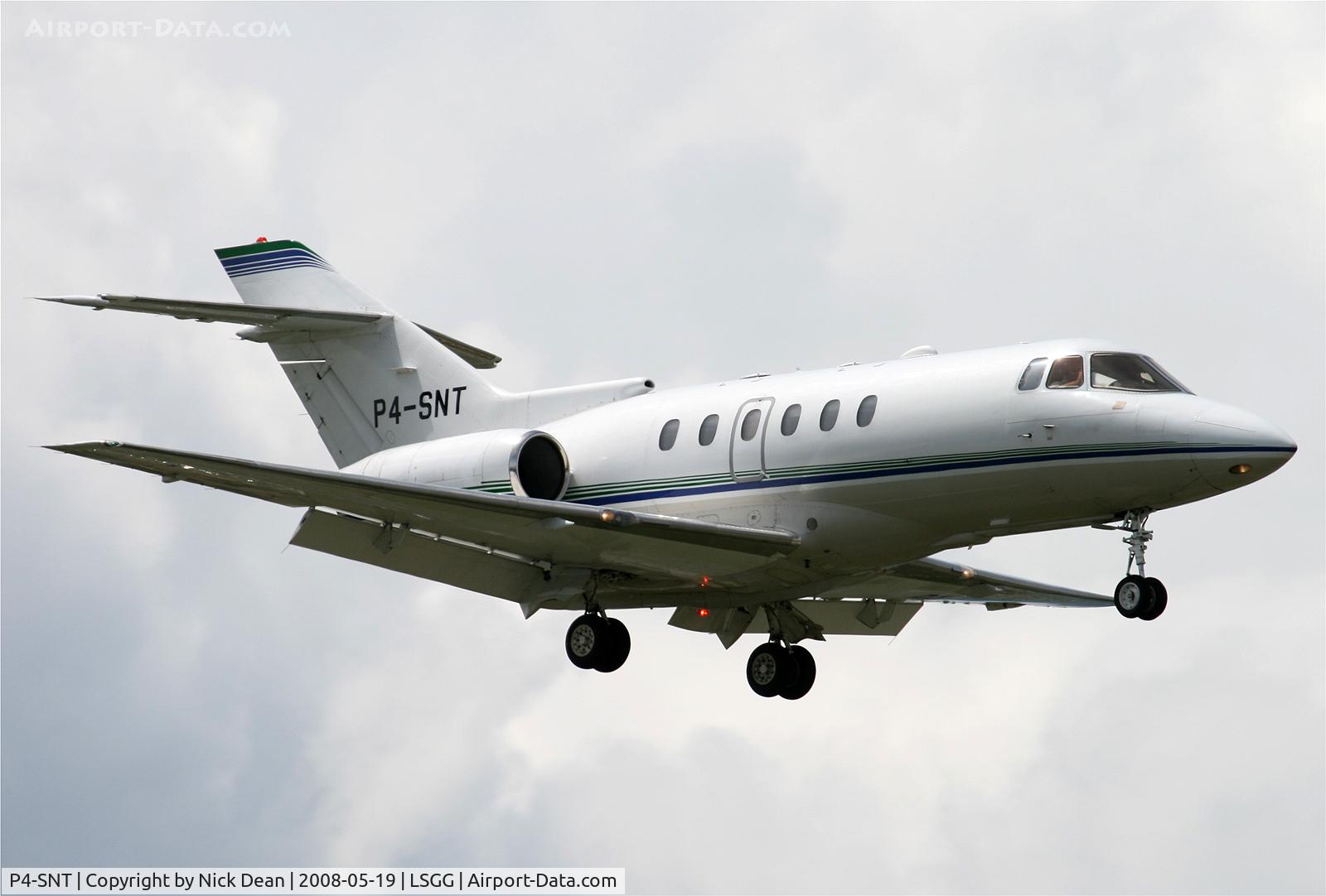 P4-SNT, 2001 Raytheon Hawker 800XP C/N 258538, LSGG