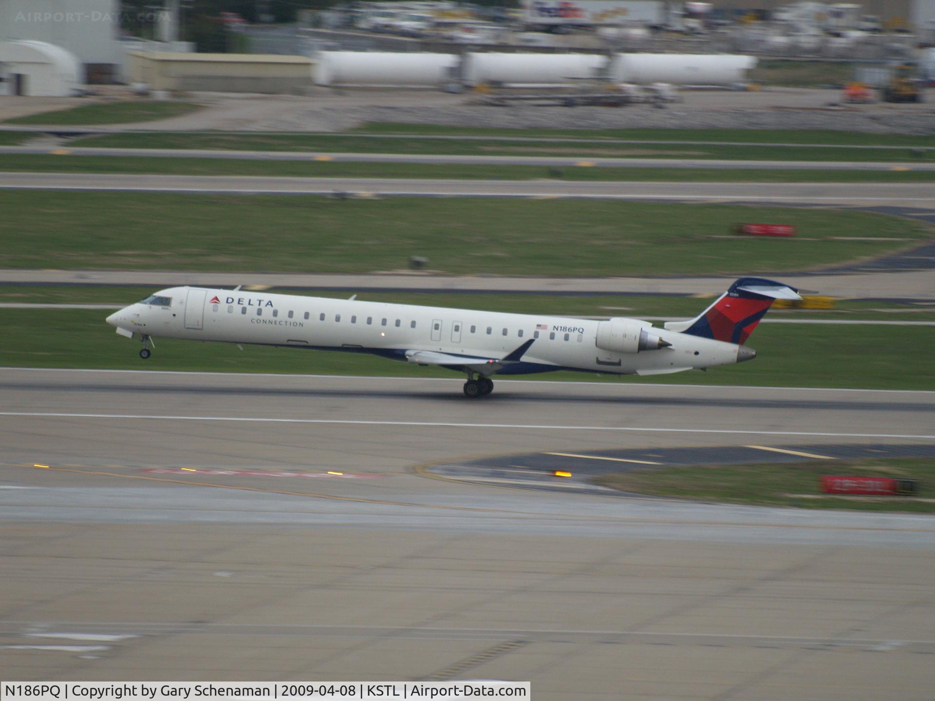 N186PQ, 2008 Bombardier CRJ-900ER (CL-600-2D24) C/N 15186, TAKEOFF