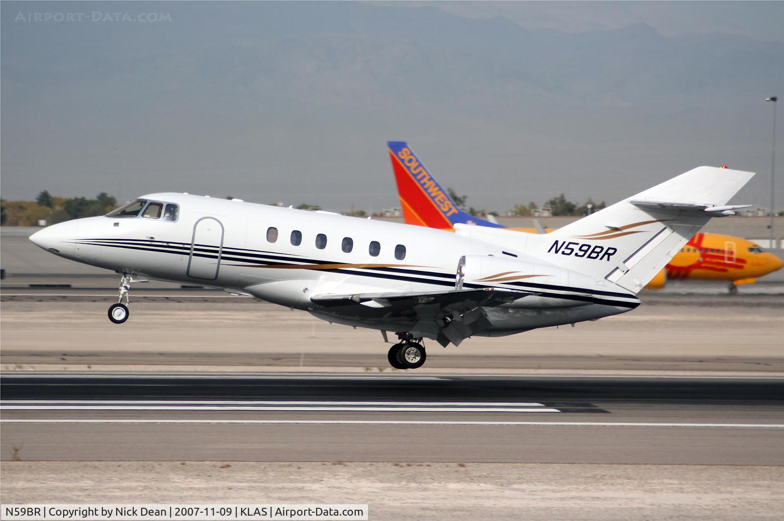 N59BR, 2002 Raytheon Hawker 800XP C/N 258599, KLAS