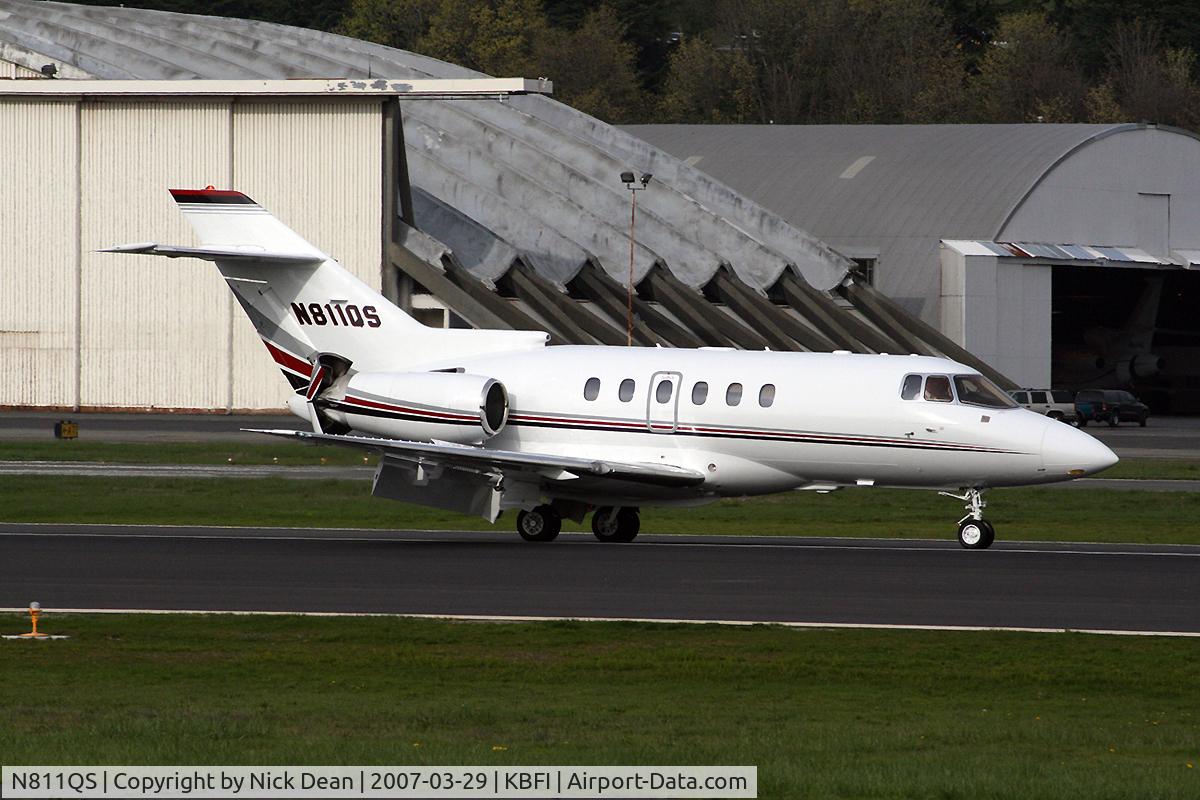 N811QS, 2003 Raytheon Hawker 800XP C/N 258614, KBFI