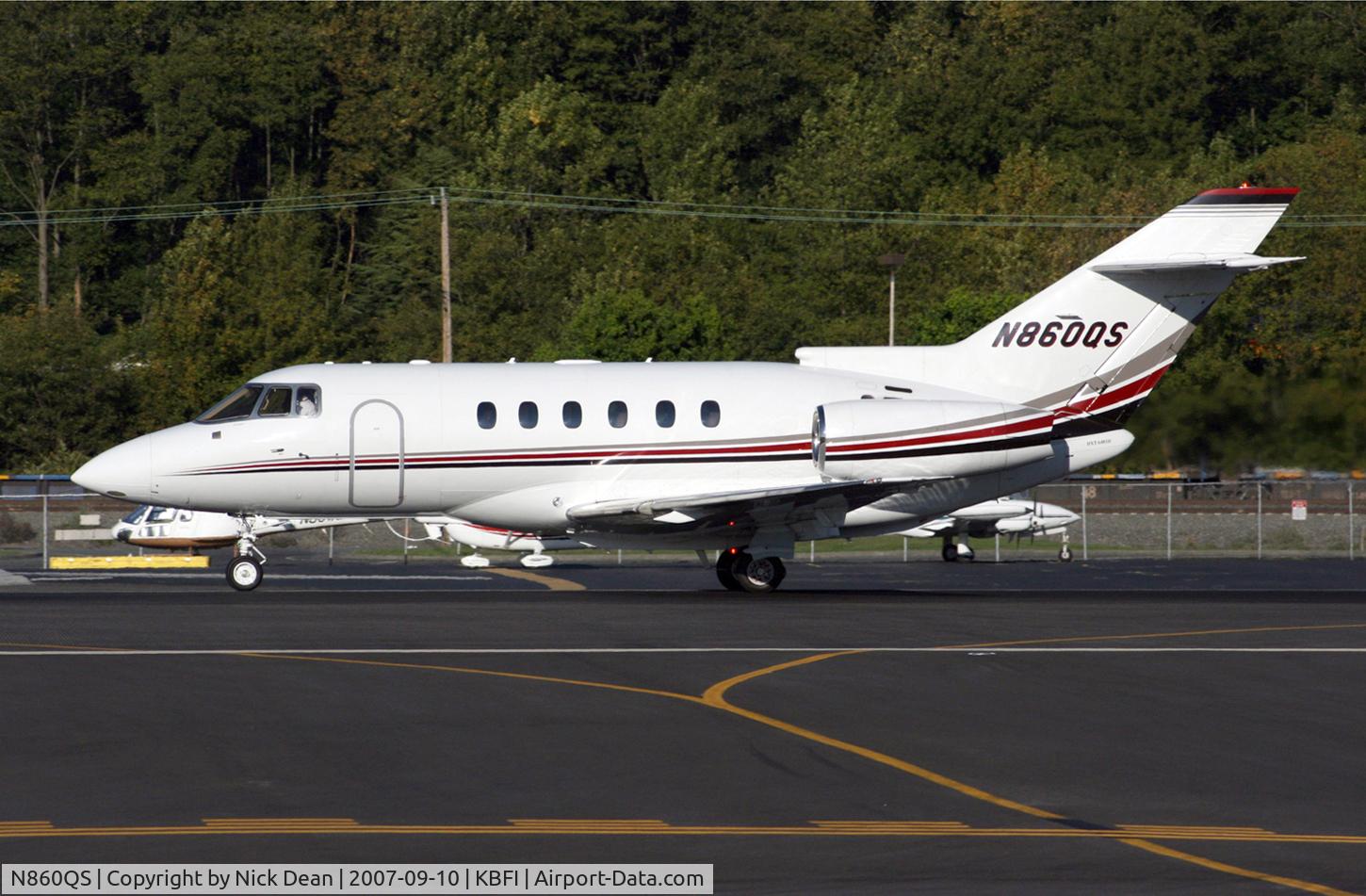 N860QS, 2004 Raytheon Hawker 800XP C/N 258698, KBFI