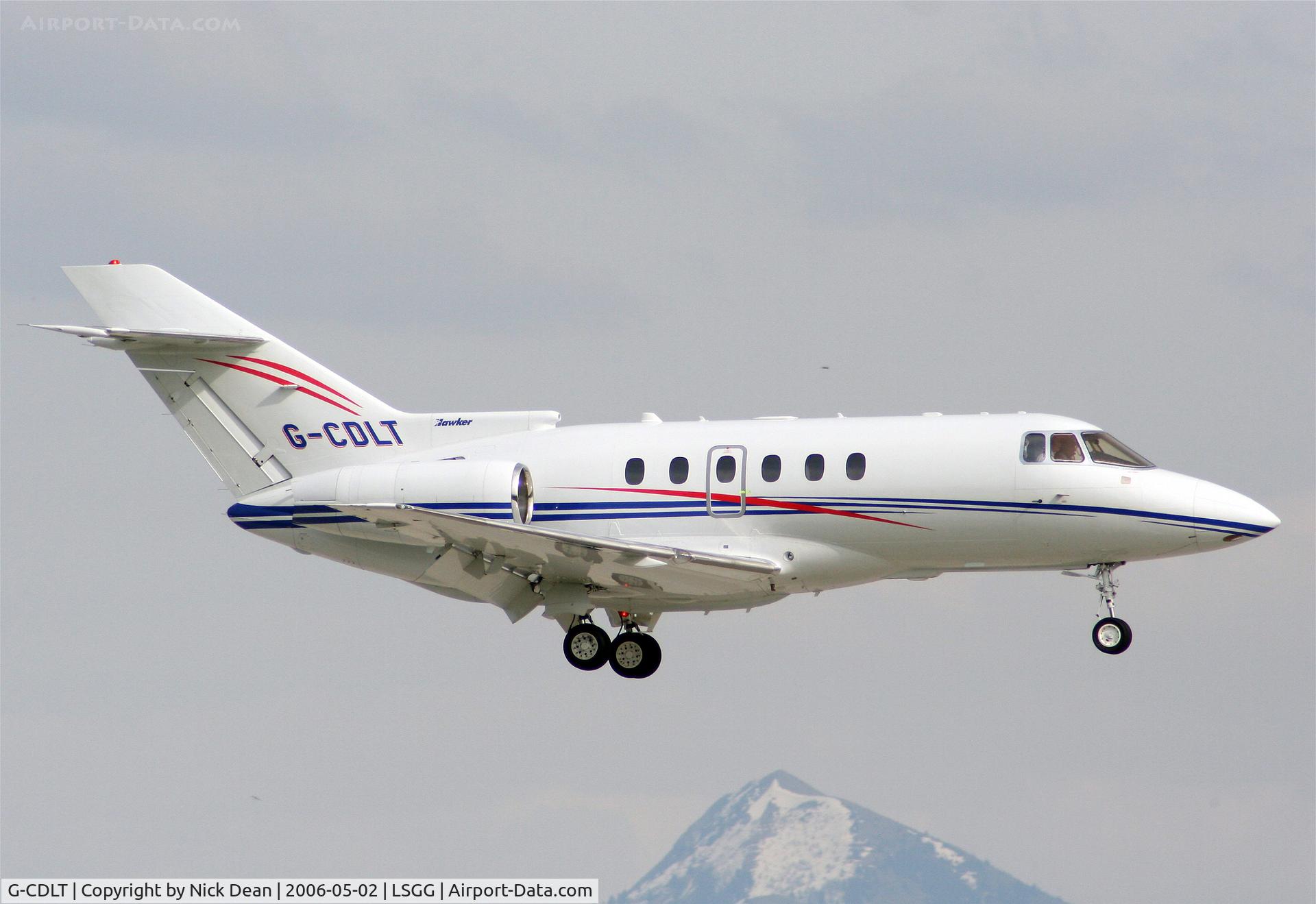 G-CDLT, 2005 Raytheon Hawker 800XP C/N 258710, LSGG