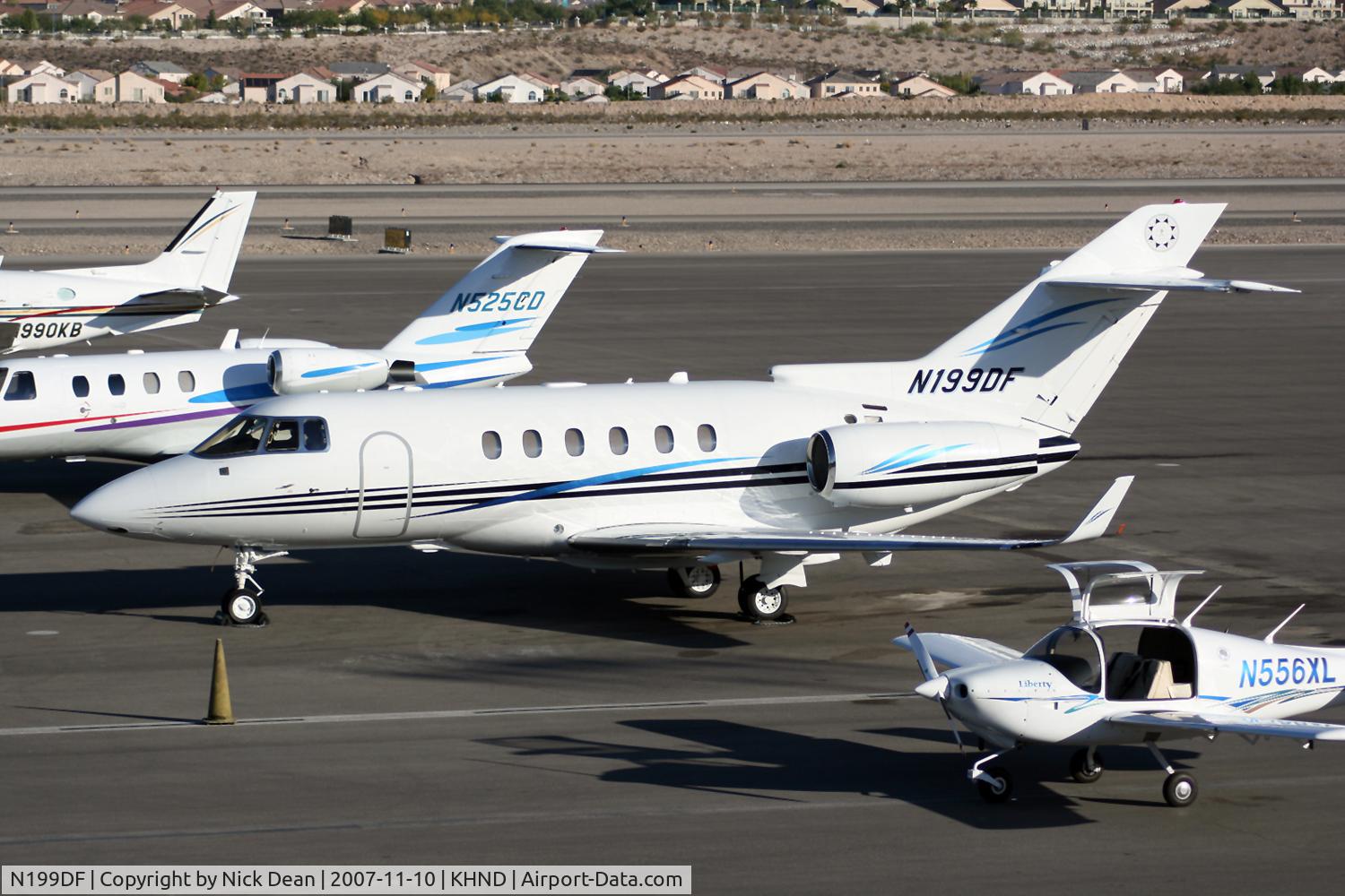 N199DF, 2005 Raytheon Hawker 800XP C/N 258713, KHND