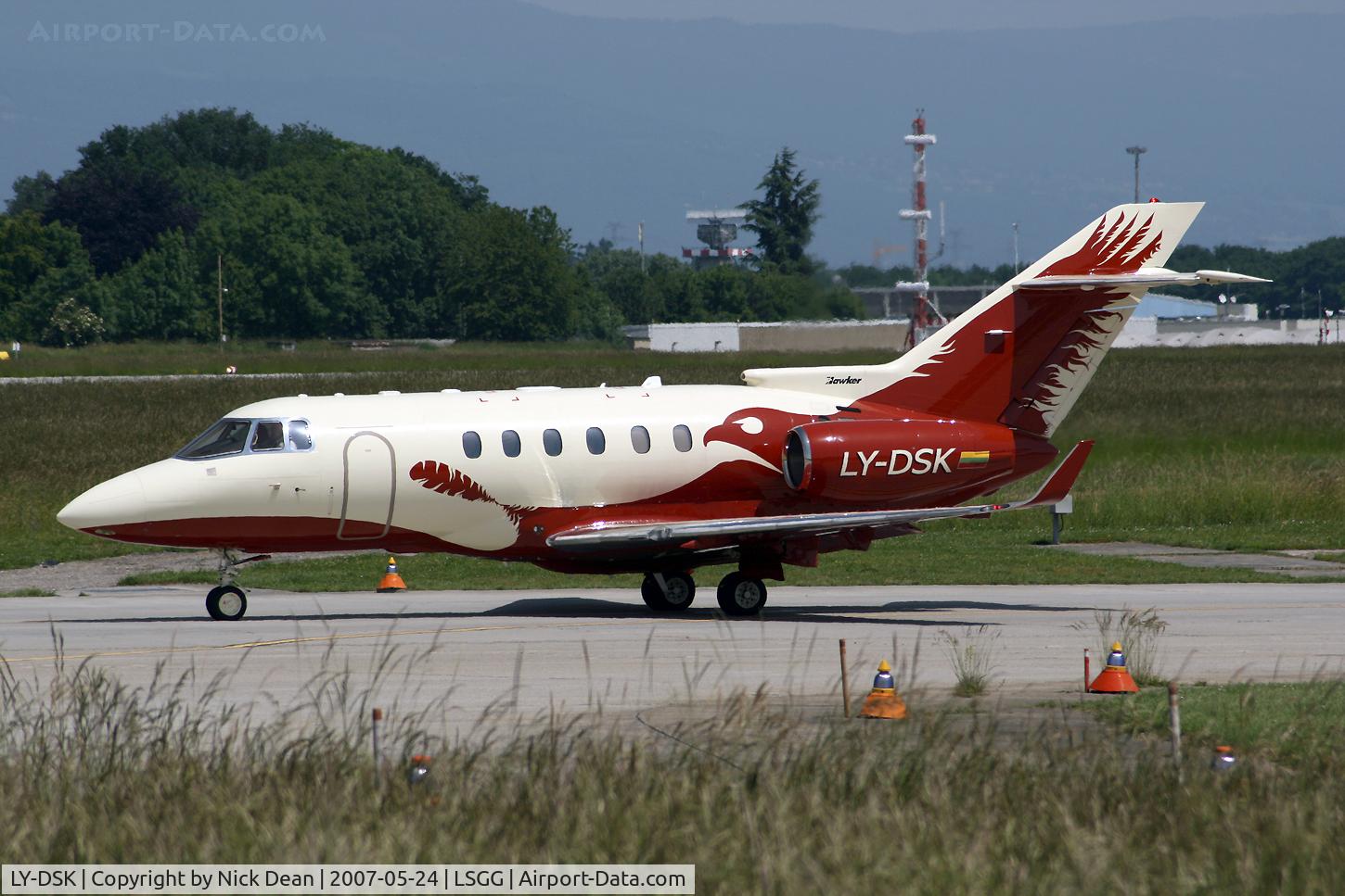 LY-DSK, 2006 Raytheon Hawker 850XP C/N 258811, LSGG