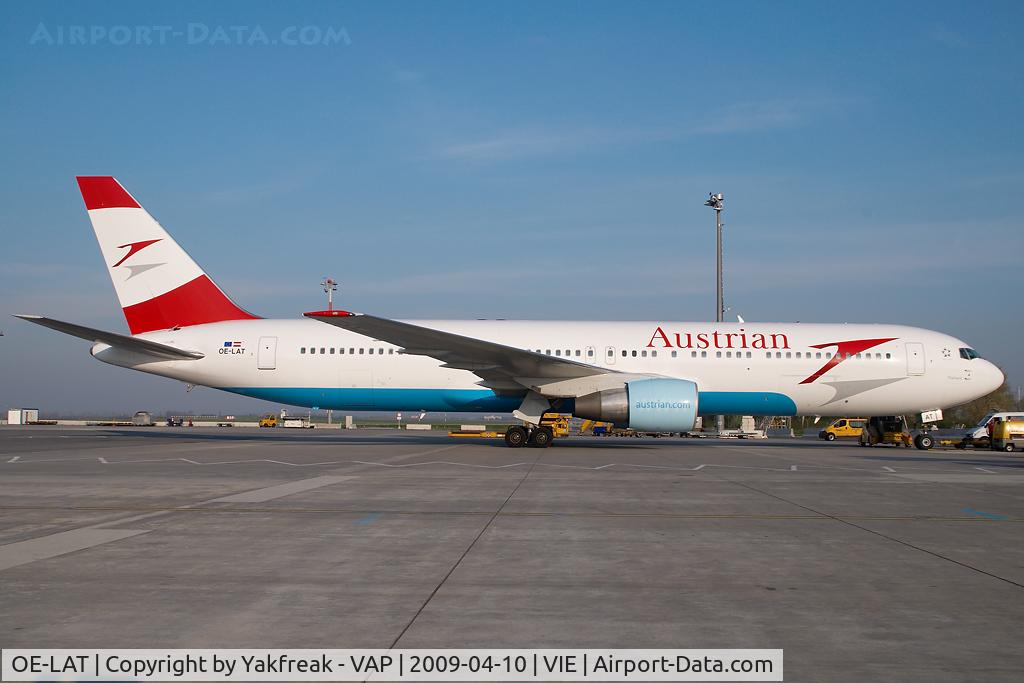 OE-LAT, 1991 Boeing 767-31A C/N 25273, Austrian Airlines Boeing 767-300