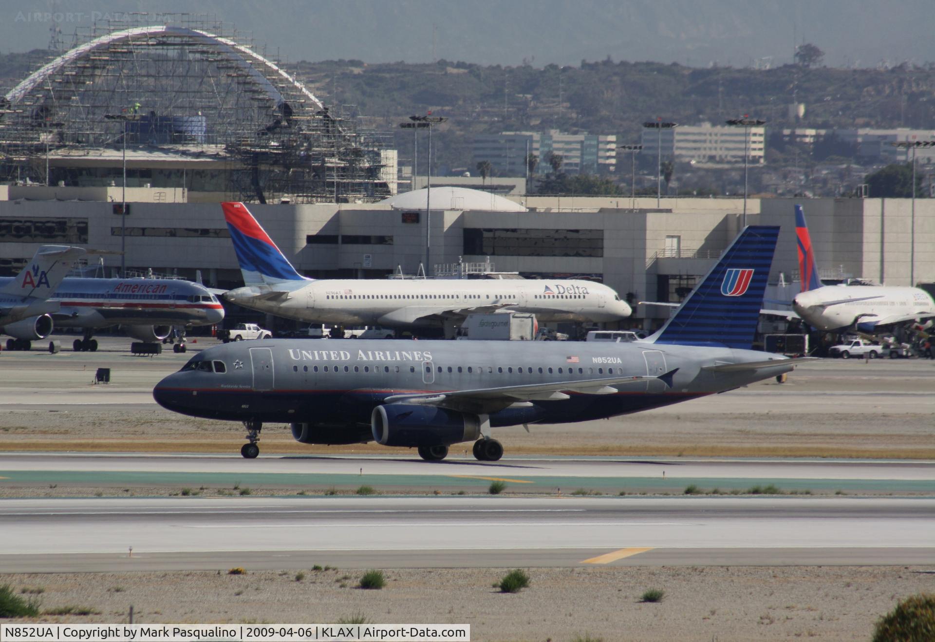 N852UA, 2002 Airbus A319-131 C/N 1671, Airbus A319