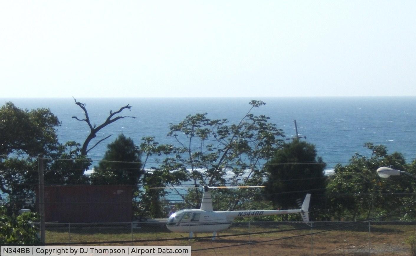 N344BB, 2002 Robinson R44 C/N 1159, a pic of n344bb in roatan honduras
