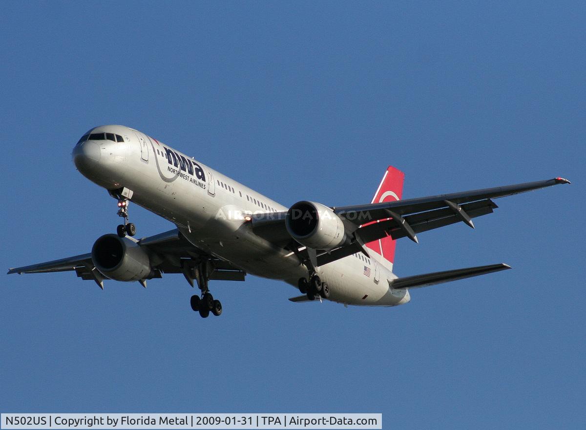 N502US, 1985 Boeing 757-251 C/N 23191, Northwest 757-200