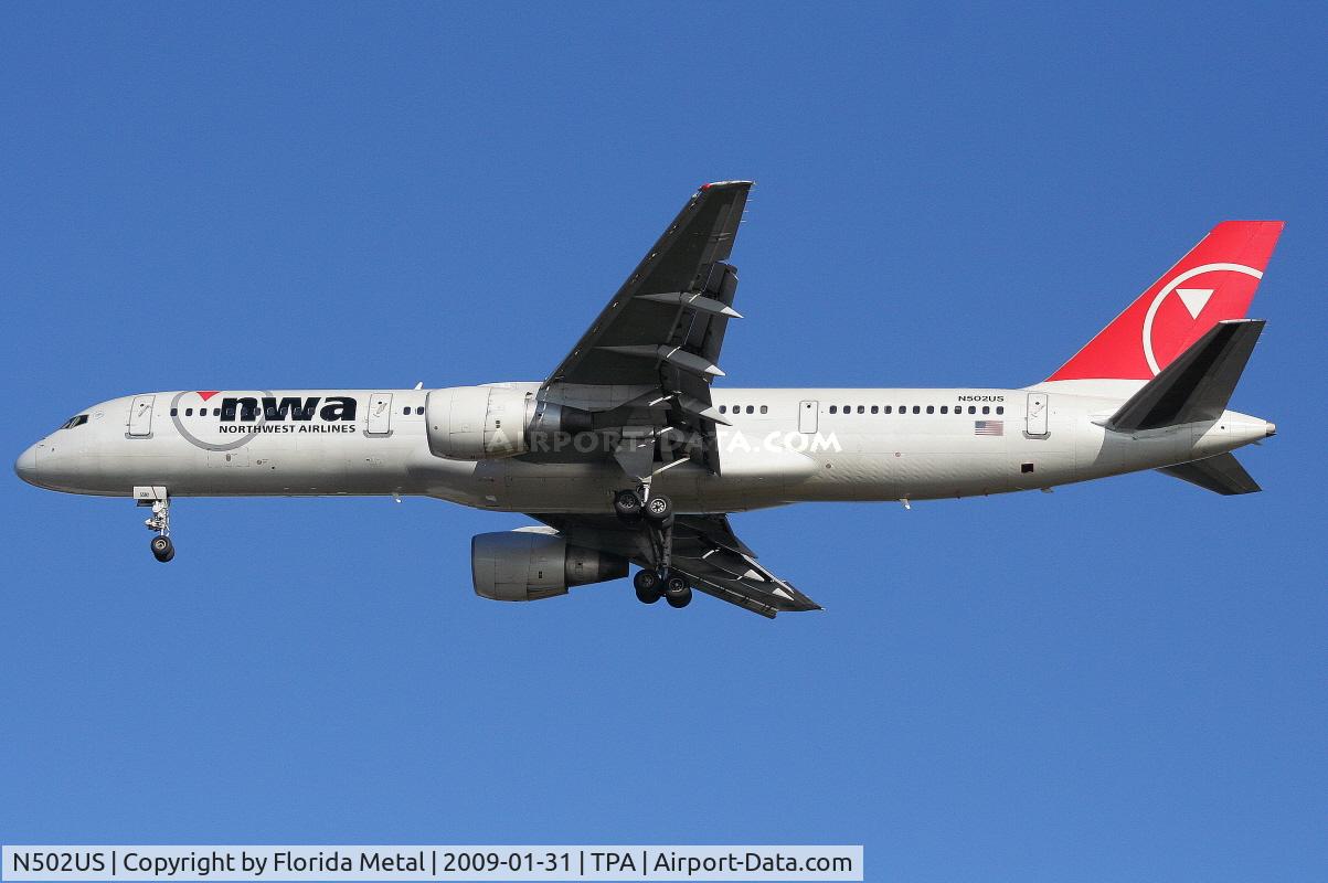 N502US, 1985 Boeing 757-251 C/N 23191, Northwest 757-200