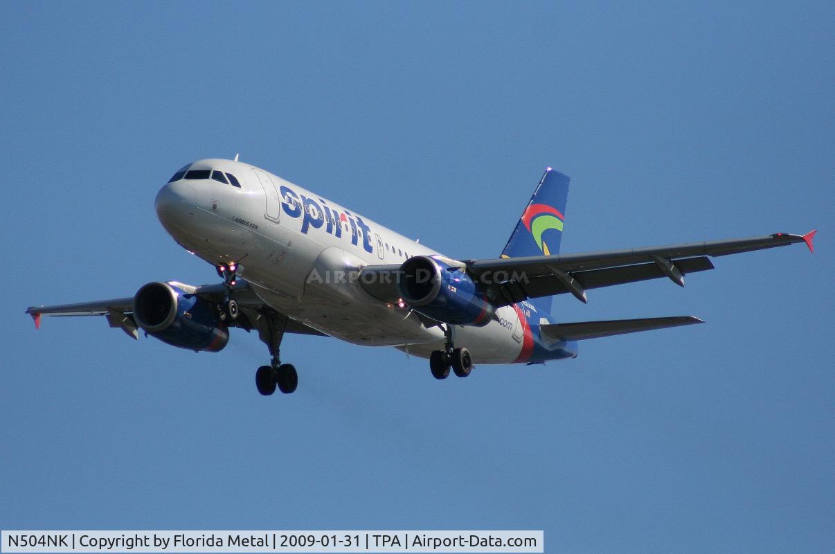 N504NK, 2005 Airbus A319-132 C/N 2473, Spirit A319