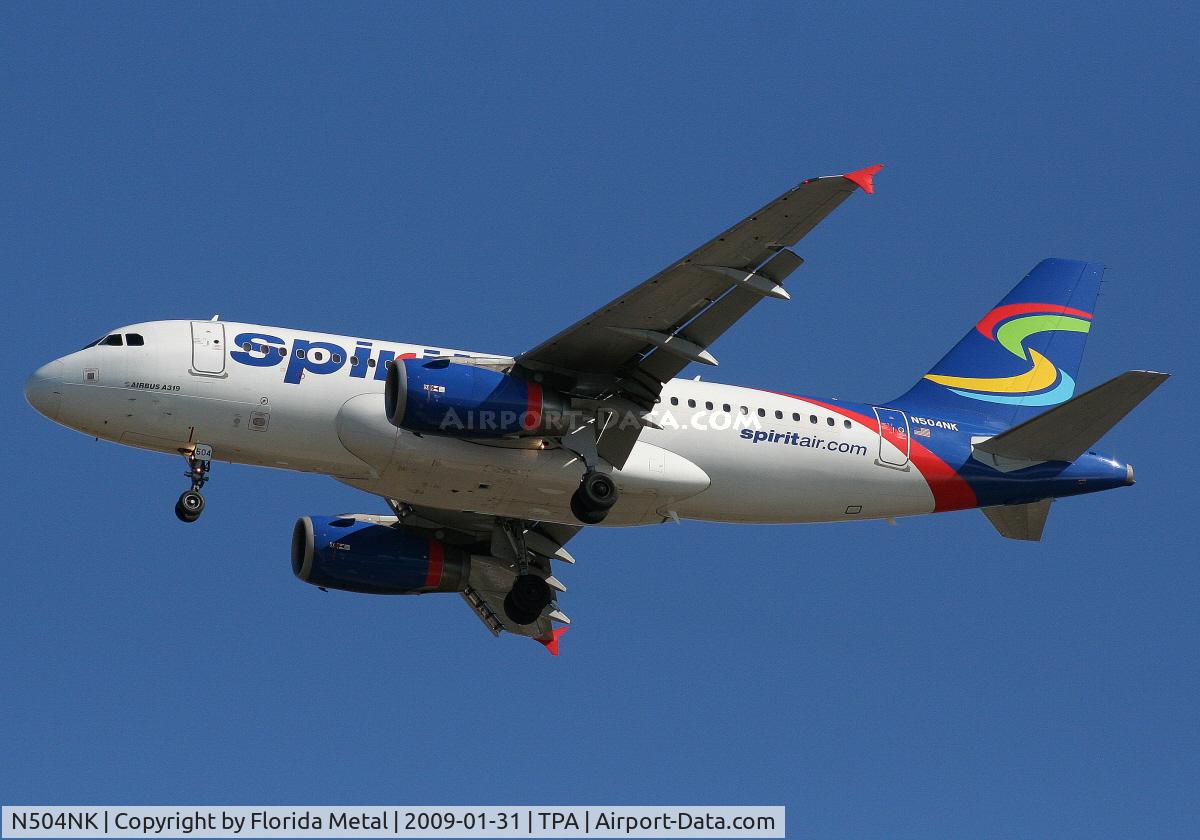 N504NK, 2005 Airbus A319-132 C/N 2473, Spirit A319